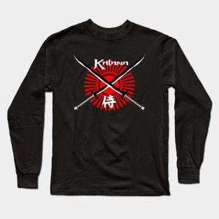 Vintage Katana Sword Samurai Long Sleeve T-Shirt